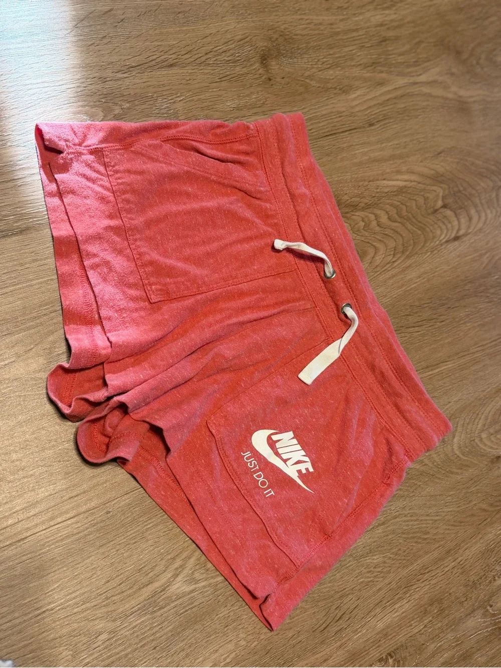 Nike Baggy Red Logo Lounge Shorts